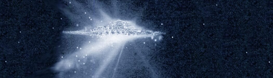Celestial Floating City in Space