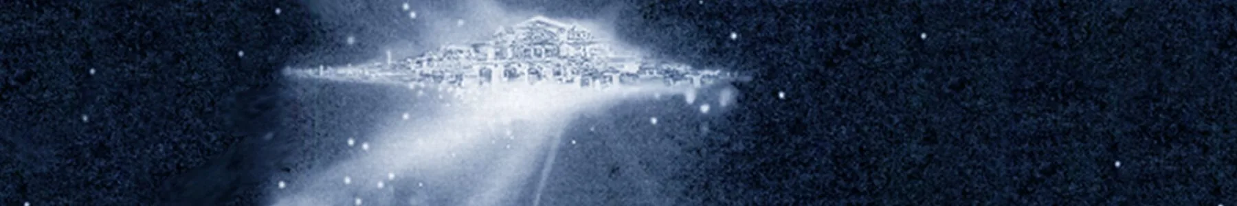 Celestial Floating City in Space