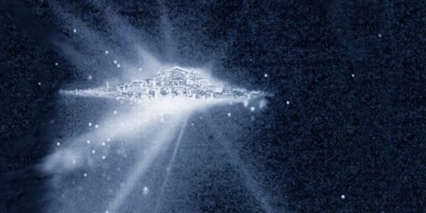 Celestial Floating City in Space Celestial Floating City in Space