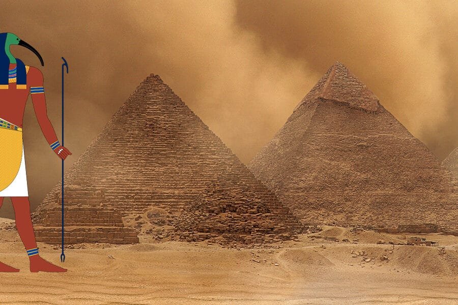 Thoth and the Pyramids in Ancient Egypt