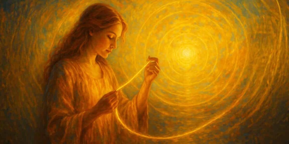 The Rite of the Golden Thread — A Sacred Merging of Souls